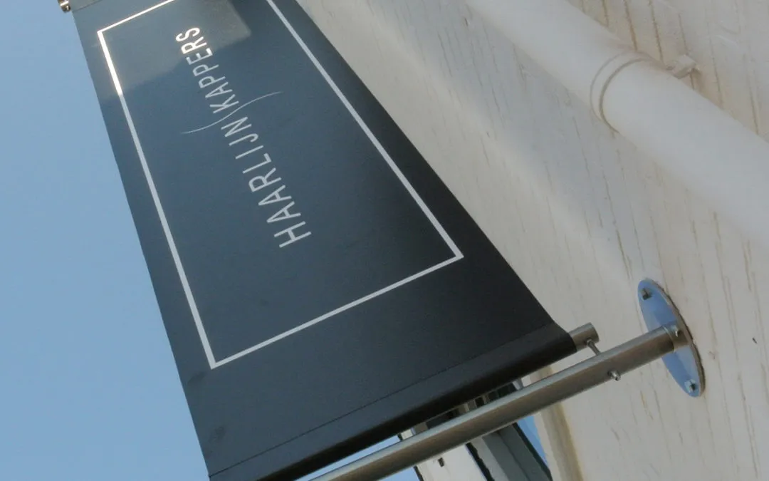 Winkelbelettering Haarlijn kappers