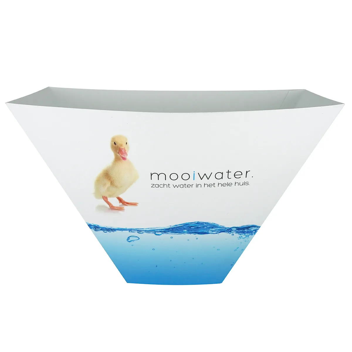 Mooiwater trechter schuinboven Terracotta tester display